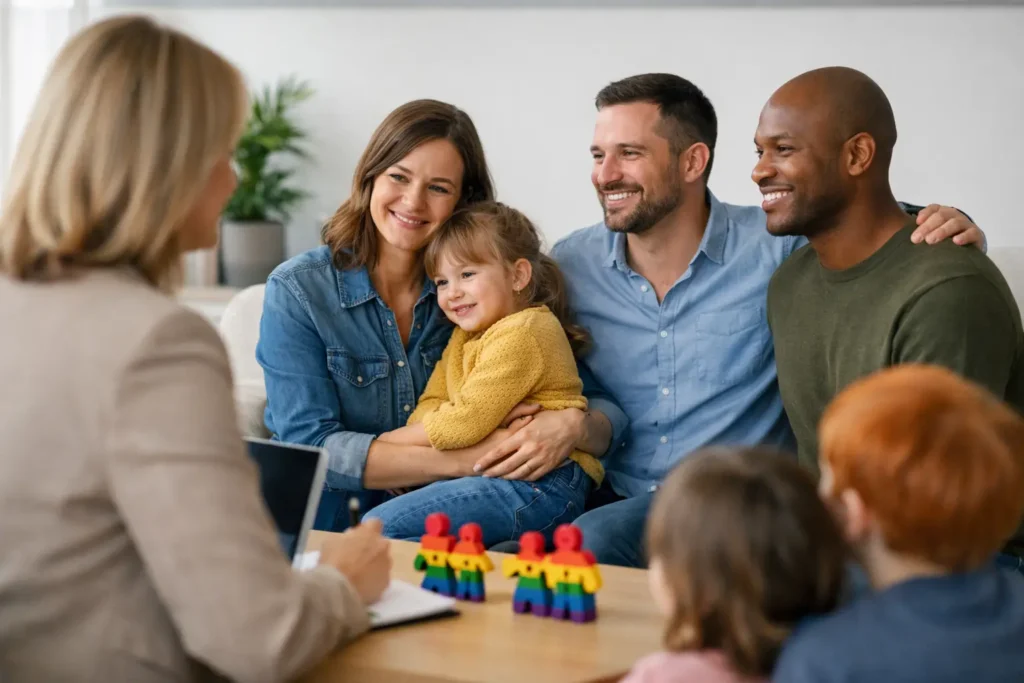Rådgivning til regnbuefamilier i praksis